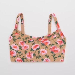 Aerie OFFLINE Goals 🌹floral sports bra